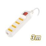 3m White Extension Socket with 4 Outlets ARL-AGM314CL-B