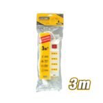 3m White Extension Socket with 4 Outlets ARL-AGM314CL-B