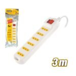 3m White Extension Socket with 6 Outlets ARL-AGM316CL-B