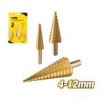 3pcs HSS Titanium Plated Step Drill Bit Set Model ARL-BCE3SU