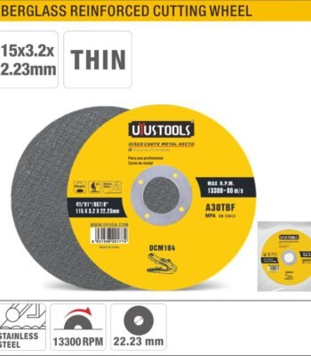 13300RPM Fiberglass Reinforced Metal Cutting Wheel Model ARL-DCM104