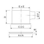 Integrated Ceiling-Ultra-thin and Ultra-quiet Ducted Ventilation Fan ARL-BPT10/15 Series