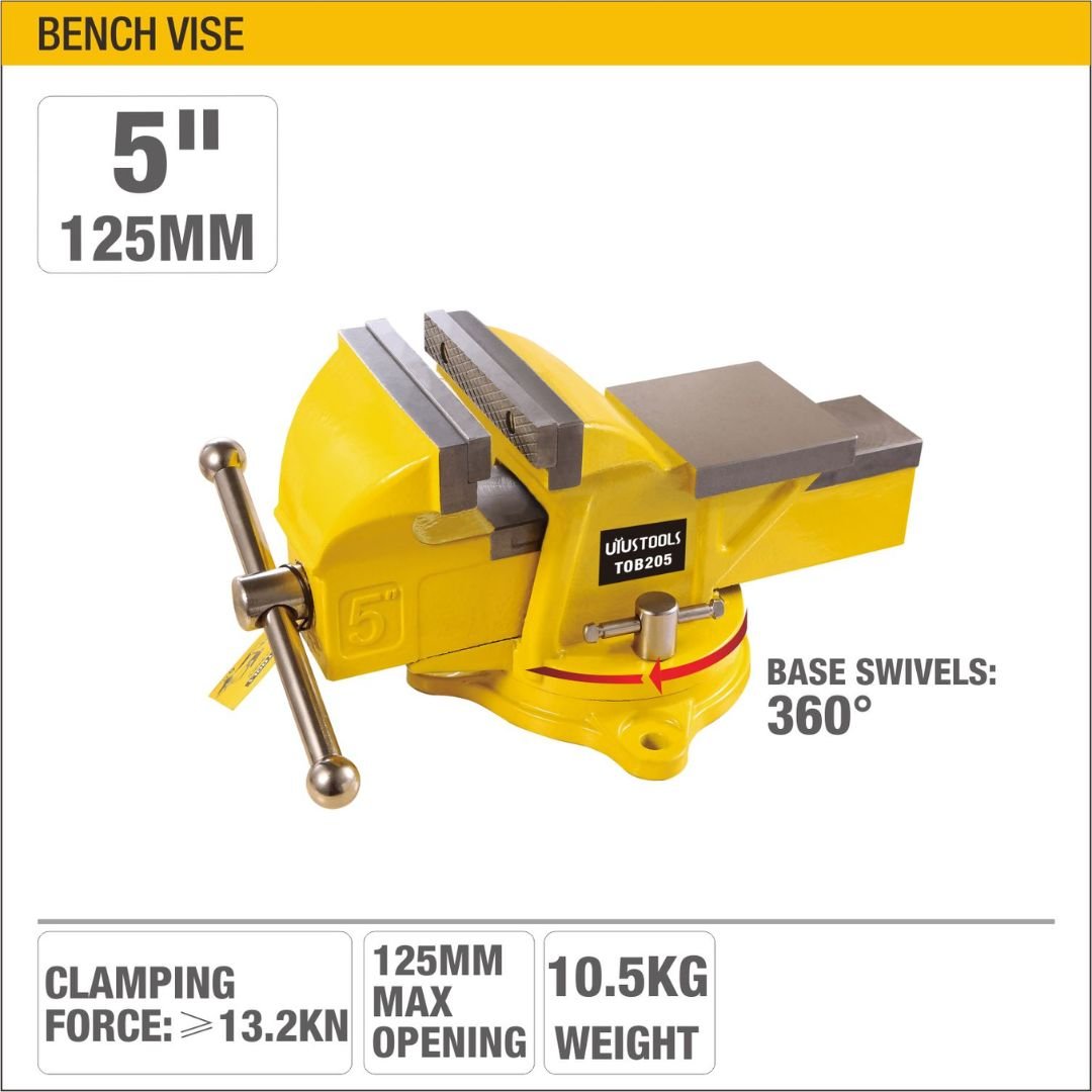 125mm Swivel Base Bench Vise Model ARL-TOB205