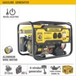 2.7kW Max Output Gasoline Generator with Electric Start Model ARL-GEG2500E