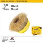 76mm Wire Cup Brush with M14x2 Thread Model ARL-EBC003