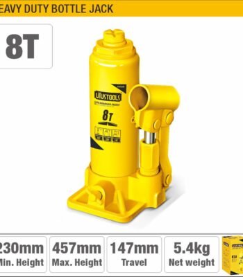 8 Ton Heavy Duty Bottle Jack (230-457mm Lift Height) Model ARL-GAB208