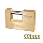 80mm Monoblock Brass Padlock Model ARL-CAR080