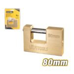 80mm Monoblock Brass Padlock Model ARL-CAR080