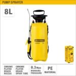 8L Pump Sprayer with Chrome Plated Brass Nozzle and Tube Model ARL-FUM08U