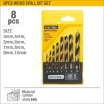 8pcs Wood Drill Bit Set Model ARL-BCM805