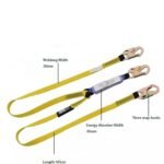 ANSI Z359.13 Certified Polyester Webbing Safety Energy Absorber Lanyard ARL-HN29