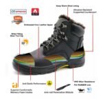 Black Men's Winter Safety Shoes ARL-TM3281