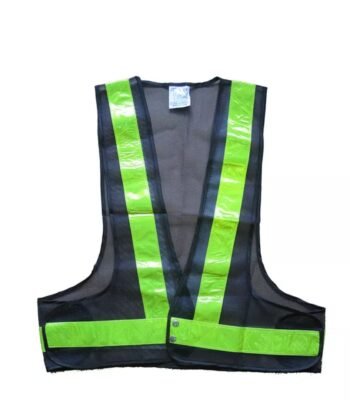 Black Mesh PVC Reflective Tape Safety Vest for Workers ARL-SV01