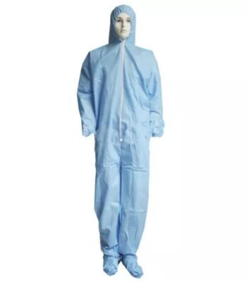 Blue Disposable Coverall Garments with Hood and Boot ARL-DPOV5