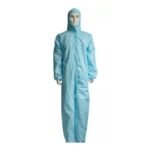 Blue Disposable Nonwoven Coverall With Hood ARL-DPOV1