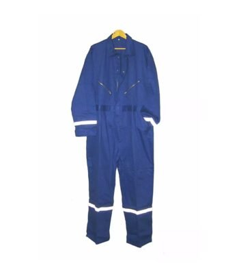 Blue Work Garments Coveralls with Reflective Tape ARL-OV1-BU