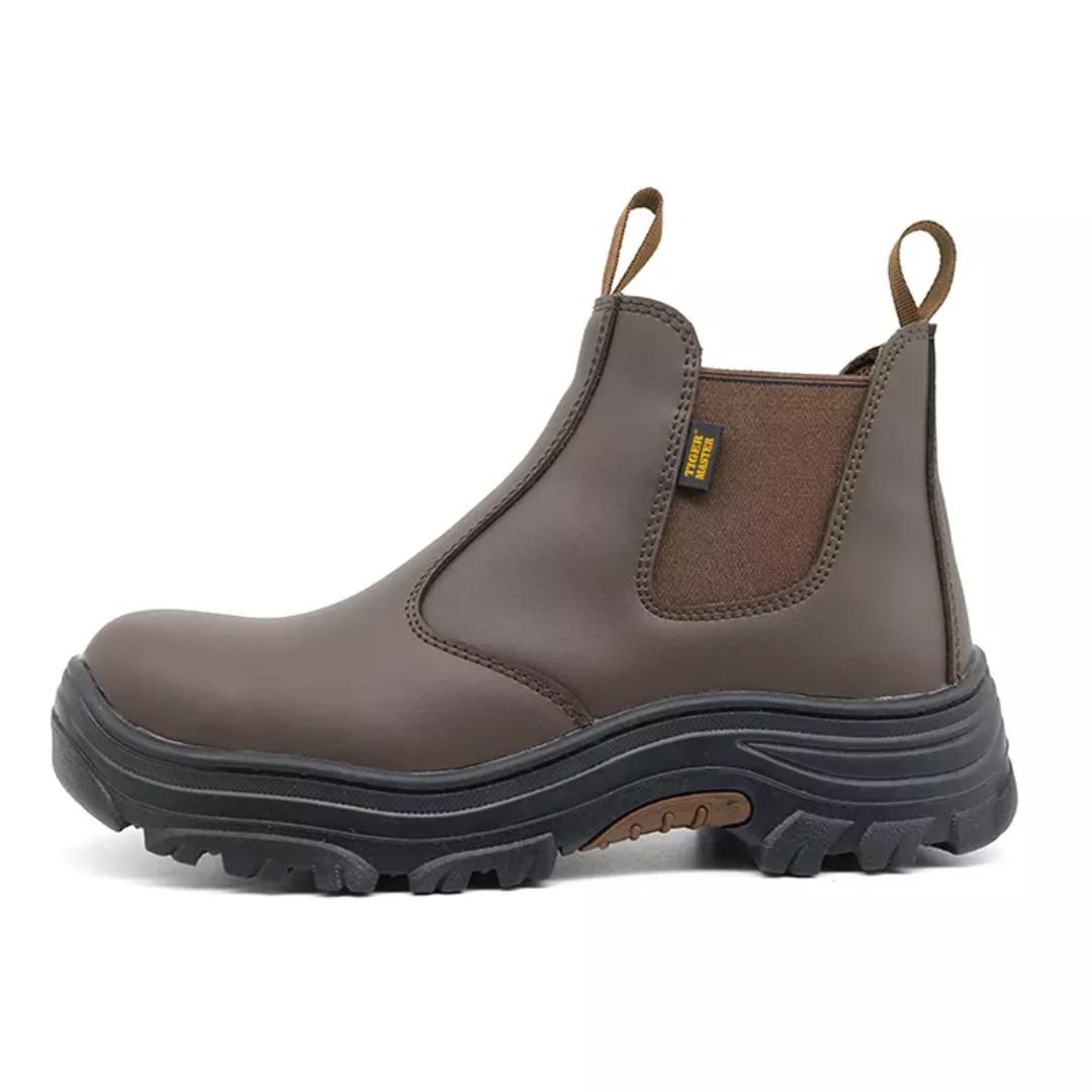Brown Leather Oil Gas Industry Safety Shoes with Fiber Toe ARL-TM143