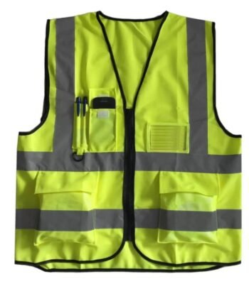 CE EN Class 2 Polyester Multi Pockets Reflective Safety Vest ARL-RV14