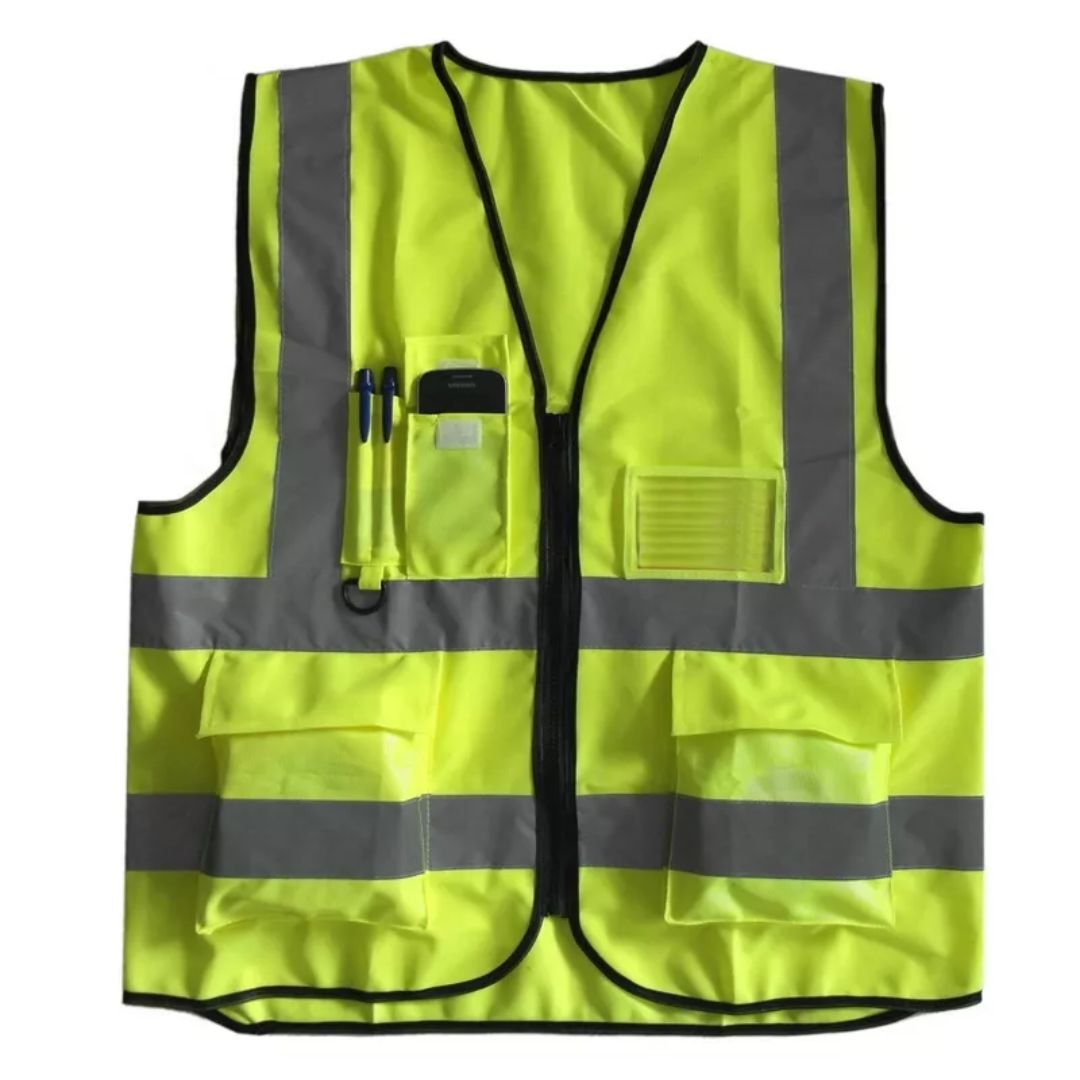 CE EN Class 2 Polyester Multi Pockets Reflective Safety Vest ARL-RV14