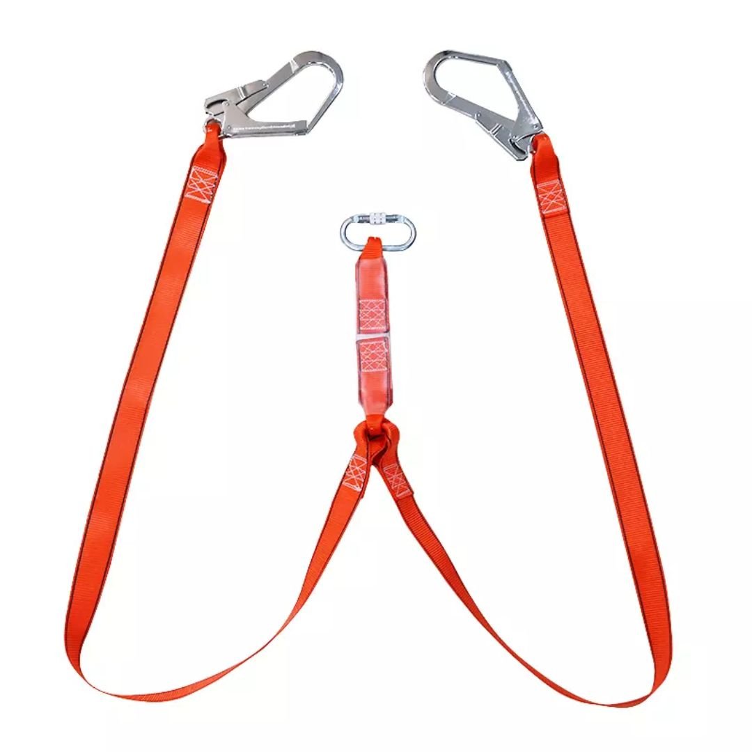 CE Standard 2 Hooks Shock Absorber Safety Lanyard ARL-HN19
