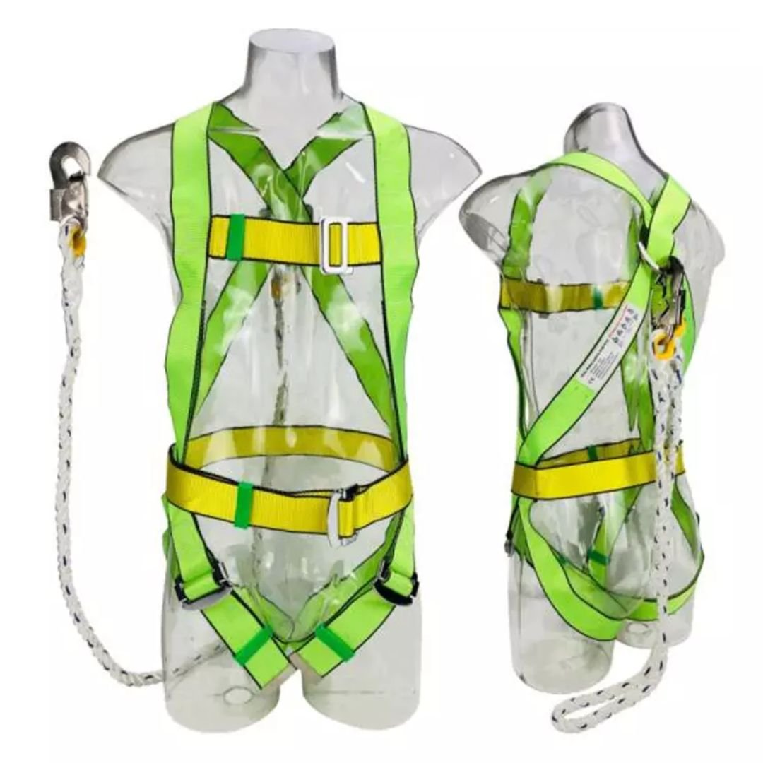 Custom Polyester Webbing Anti-falling Dorsal D Ring Full Body Safety Harness with Safety Lanyard ARL-HSL-5126