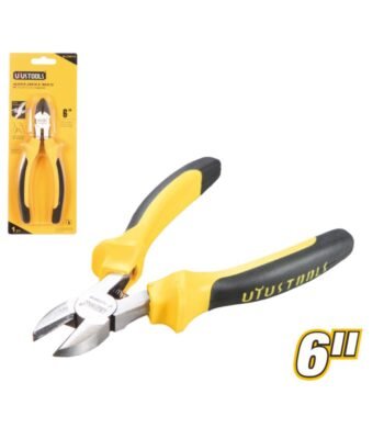 Diagonal Cutting Nippers with Hardened Cutting Edges and PVC Handle Model ARL-ALC6D15