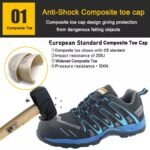 Fiberglass Toe Anti Puncture Hiking Safety Shoes ARL-TMC001L