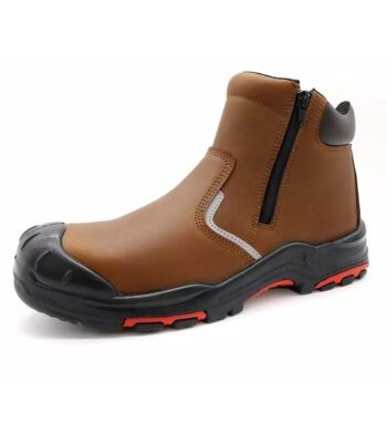Fiberglass Toe Oil Industry Safety Boots with Zipper ARL-TM106