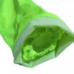 Fluorescent Green 170T Polyester Fabric PVC Coated Men Raincoat Waterproof ARL-RT34