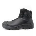 Genuine Leather Fiberglass Toe Safety Shoes Black ARL-TM3339