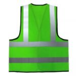 Green 120 Grams Polyester High Visibility Reflective Safety Vest ARL-RFT15