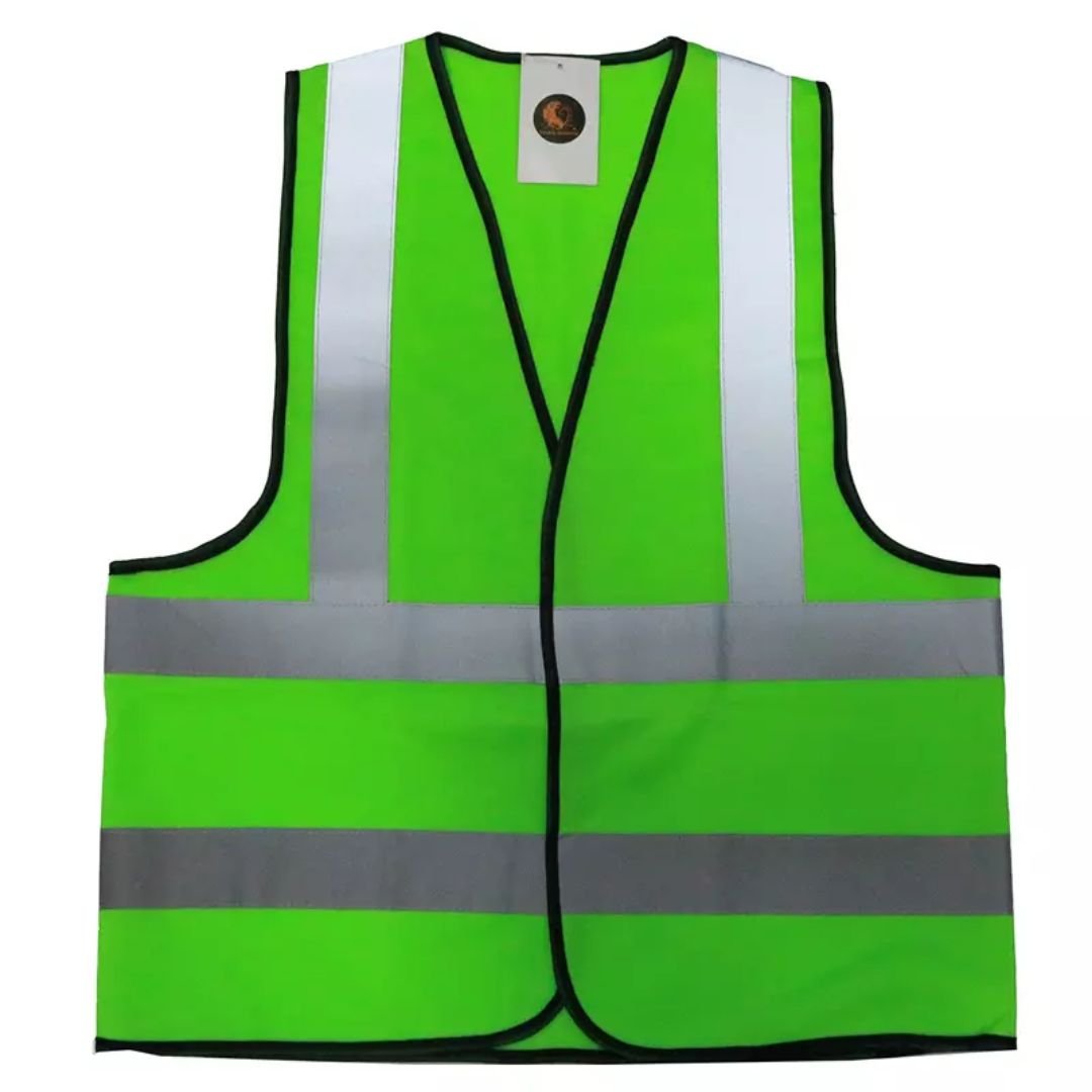 Green 120 Grams Polyester High Visibility Reflective Safety Vest ARL-RFT15