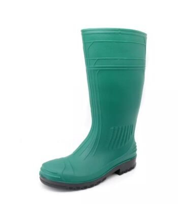 Green PVC Safety Rain Gumboots with Steel Toe ARL-GB38