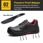 HRO Rubber Sole Steel Toe Work Safety Shoes ARL-TM3323