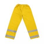 Heavy duty yellow PVC polyester PVC water proof raincoats with reflective stripe ARL-5139