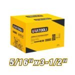 Hex Head Wood Screws (Black Finish, QI95 Steel) ARL-TOTN516312