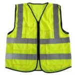 Hi-vis Safety Reflective Vest with Pockets for Men ARL-RV05