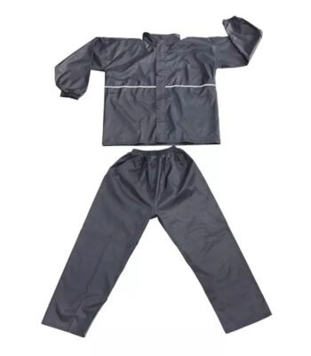 High Visibility Reflective Stripe Waterproof Rainsuit Nylon PU Coating Raincoat ARL-NY-01