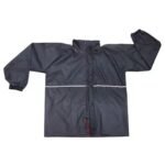 High Visibility Reflective Stripe Waterproof Rainsuit Nylon PU Coating Raincoat ARL-NY-01