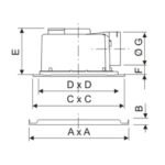 Integrated Ceiling-Large Air Volume Silent Duct Ventilation Fan ARL-BPT30-40-48(P6M1)