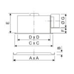 Integrated Ceiling Metal Duct Ventilation Fan - ARL-BPT15-12-30(P5M1)