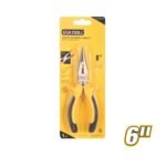 Long Nose Pliers with Hardened Cutting Edges and PVC Handle Model ARL-ALP6D15