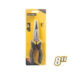 Long Nose Pliers with Laser Hardened Cutting Edges and TPR Grip Model ARL-ALP815