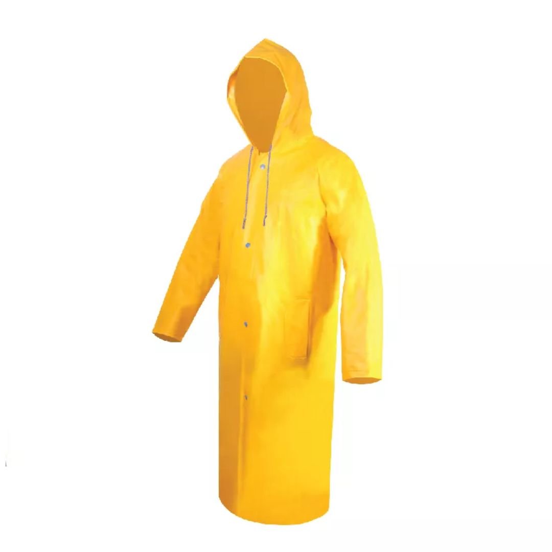 Long Yellow PVC Raincoat for Industry ARL-11202