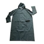 Military Green Water Proof Oil Chemical Resistant Raincoats Adult Men Long PVC Rain Coat ARL-5142