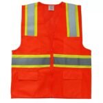 Multi Pockets Polyester Hi-vis Reflective Safety Vest ARL-RV15