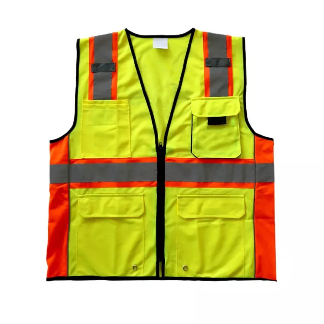 Multiple Pockets Hi-vis Reflective Safety Vest for Workers Model ARL-RV32