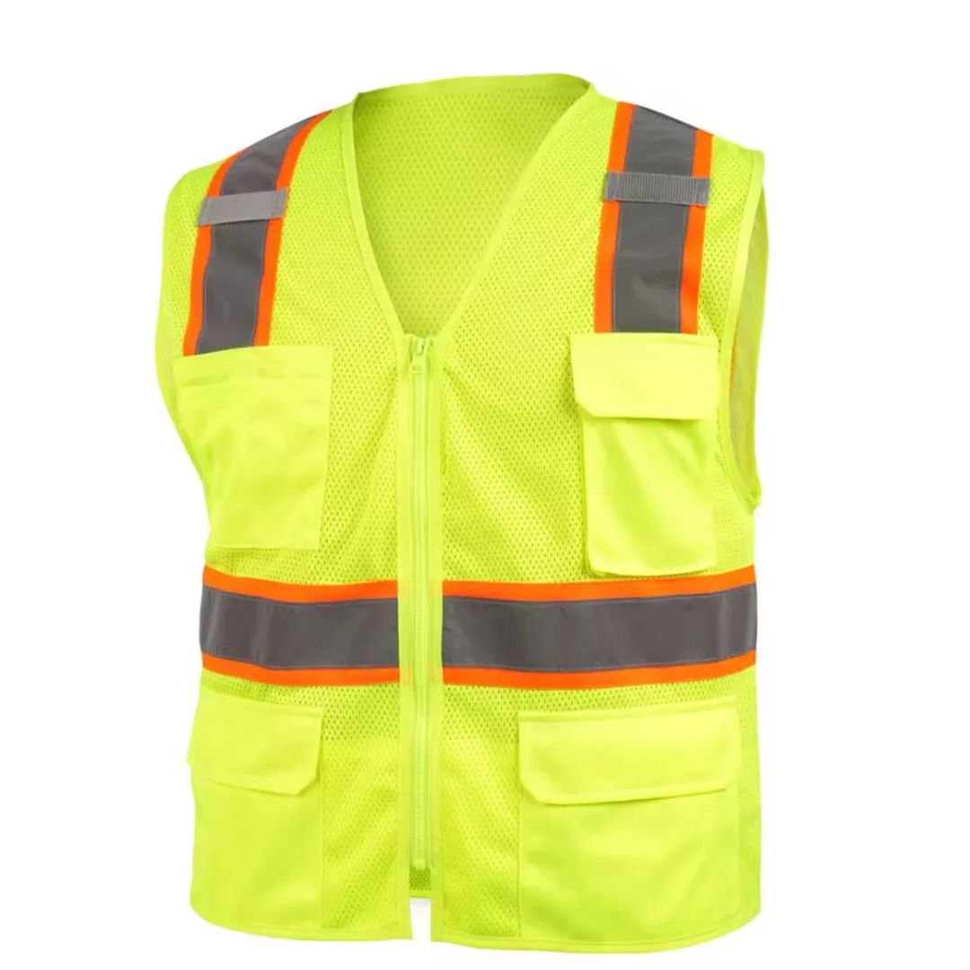 Multiple Pockets High Visibility Reflective Mesh Safety Vest ARL-RV37
