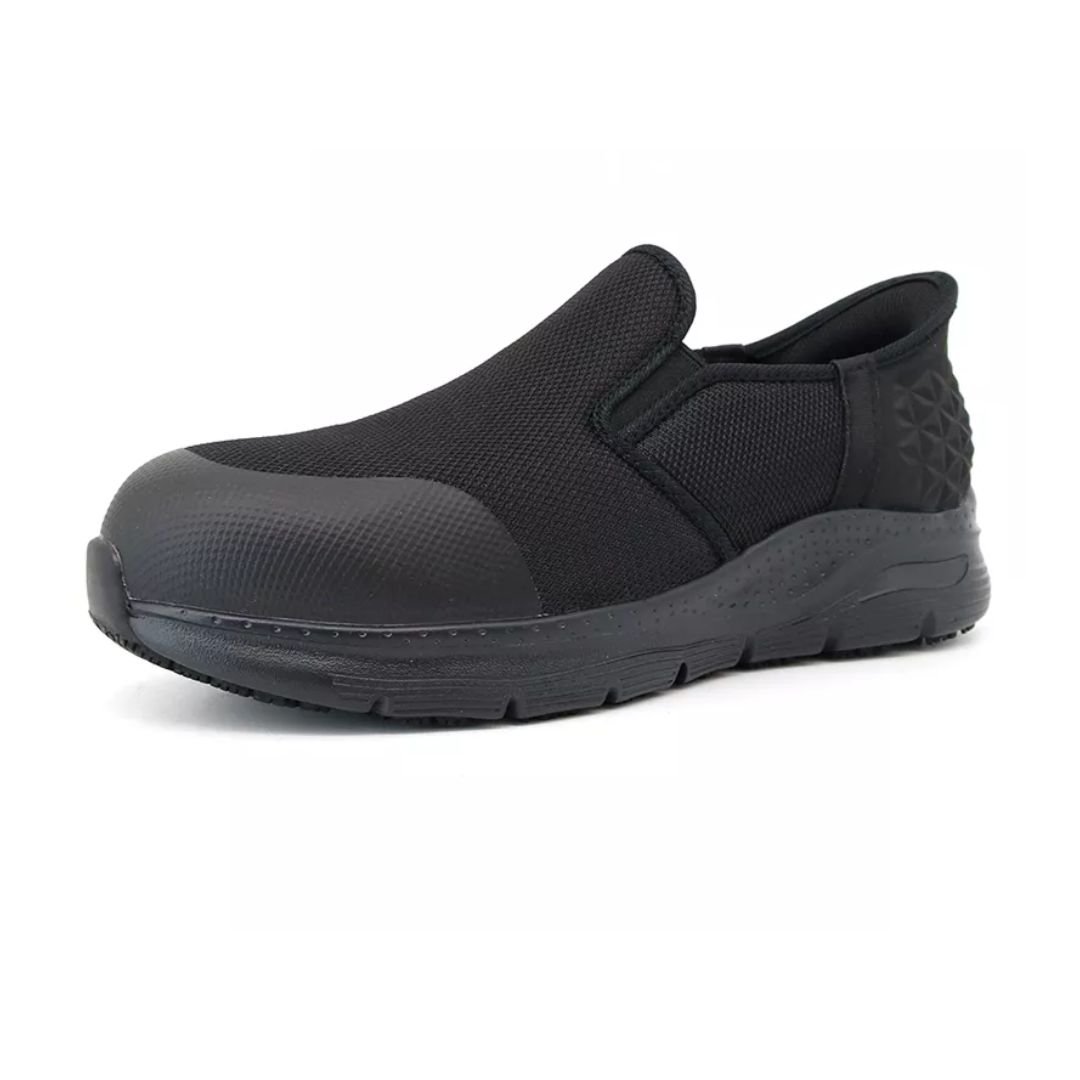 New Anti-slip Fiberglass Toe Safety Shoes without Laces ARL-TM2022