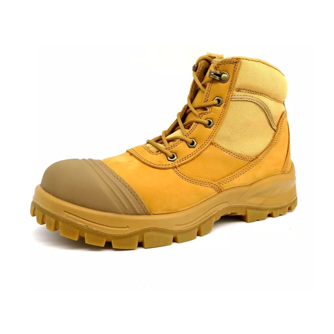 Nubuck Leather Safety Boots with Zipper ARL-TM135